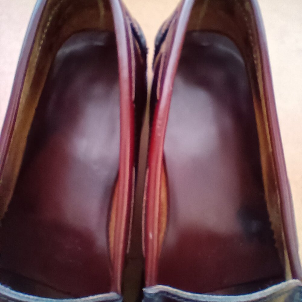 Men's Florsheim Burgundy Kiltie Tassell Loafers/Slip-Ons, Size 12D - Picture 8 of 8